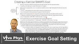 Exercise Goal Setting [upl. by Bain]