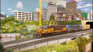 Private HO Scale Model Train Layout Defiance and Northern Railroad by Bill Cialini [upl. by Hutchison]