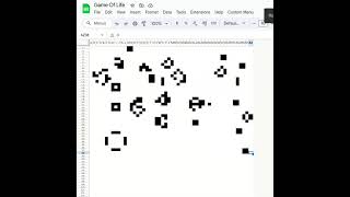 Game of Life in Google Sheets [upl. by Elletnuahs]