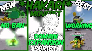 NEW🟢💪Roblox tsb script  Hakari moveset script  Domain expansion Custom SFX amp VFX green energy🟩 [upl. by Rocco]