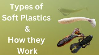 How Soft Plastic Fishing Lures Work underwater footage [upl. by Noiwtna285]