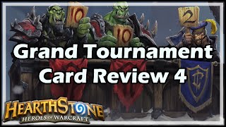 Hearthstone Grand Tournament Card Review 4 [upl. by Ila410]