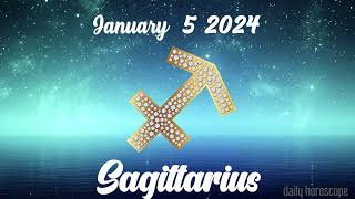 ❎ HOROSCOPE FOR TODAY ❎ SAGITTARIUS DAILY HOROSCOPE TODAY January 5 2024 ❎ horoscope tarot [upl. by Alemahs]