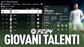 TOP GIOVANI TALENTI SU FC 24 UFFICIALE  FC 24 Carriera Allenatore [upl. by Llertrac]