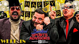 Jersey Jerry RIPS Dave Portnoy Over Contract Violation  Barstool Sports Advisors Week 18 [upl. by Filmore237]