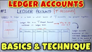 LEDGER Posting with a Simple TECHNIQUE  Class 11  BCOM  CA Foundation [upl. by Doherty]