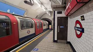 Central Line 1992TS 91007 Departing Bond Street [upl. by Raimundo]