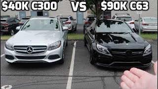 Is it worth 50K MORE 2018 Mercedes AMG C63s VS 2018 Mercedes C300 [upl. by Cristian]