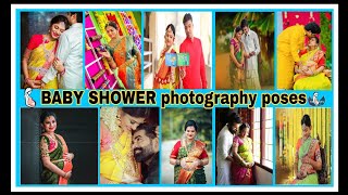 Baby Shower 🤰 photography poses Indian❤ srimantham photoshoot 😍Neehas Channel [upl. by Newnorb]