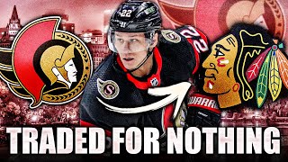 OTTAWA SENATORS TRADE NIKITA ZAITSEV FOR NOTHING CHICAGO BLACKHAWKS GET DRAFT PICKS NHL News 2023 [upl. by Gnut]