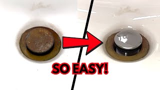 QUICK and EASY Bathroom Sink Stopper Replacement [upl. by Adnwahsor]