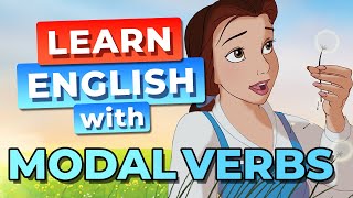 VERBOS MODALES en Inglés en La Bella y la Bestia Nivel 1  Aprende Inglés con Beauty and the Beast [upl. by Sotos]