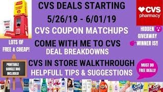 WOW CHEAP amp FREE CVS DEALS STARTING 52619CVS IN STORE WALKTHROUGH COUPON MATCHUPSCOME WITH ME ❤️ [upl. by Teodor]