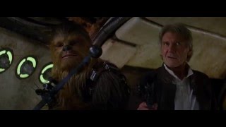 Star Wars TFA  Han and Chewie back on the Millennium Falcon [upl. by Noissap108]