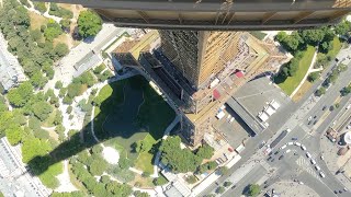 Eiffel Tower Top Floor Elevator Ride Paris 4K [upl. by Tegdig928]