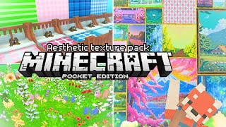 My FAVOURITE texture pack for Minecraft 120 bedrockMCPE 🌷💫🧸 [upl. by Ayikaz]