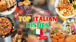 Incredible Top 8 Most Popular Italy Foods  Italy Street Foods  Traditional Italian Cuisine [upl. by Narib]