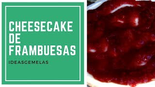 Receta Cheesecake de Yogurt y Frambuesas  Yogurt Cheesecake and Berries [upl. by Drahnreb]