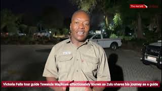 Victoria Falls tour guide Tawanda Maphosa affectionately known as Zulu shares his journey as a guide [upl. by Ogata]