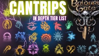 Baldurs Gate 3 Cantrip Tier List  Which cantrips should you choose  Beginner Friendly Guide [upl. by Laenej]