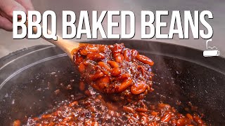 PROPER SOUTHERN BAKED BEANS MAYBE THE BEST BBQ SIDE DISH  SAM THE COOKING GUY [upl. by Yager425]