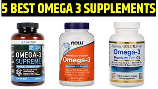 5 Best Omega 3 Supplements 2021  Top 5 Omega 3 Supplement in 2021 Buying Guide [upl. by Naimed]