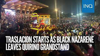 Traslacion starts as Black Nazarene leaves Quirino Grandstand [upl. by Caldeira]