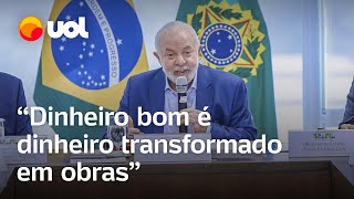 Lula Dinheiro bom é dinheiro transformado em obras [upl. by Stucker318]