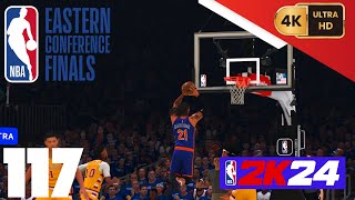 NBA 2K24 My Career PC 4K EP117 Playoffs Eastern Conference Finals Game 1 Cavs  Knicks [upl. by Dewar806]