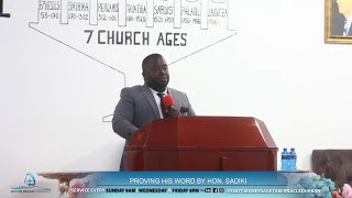 PROVING HIS WORD BY HON SADIKI WEDNESDAY SERVICE 06 NOVEMBER 2024 [upl. by Pickford]