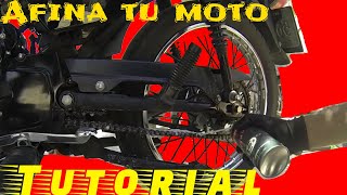 TUTORIAL Como se afina una moto [upl. by Notse]