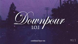 DOWNPOUR  IOI combined keys ver USE HEADPHONES [upl. by Bunni830]