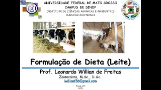 Formulação de dietas para vacas leiteiras [upl. by Aseeral]