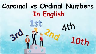 Cardinal vs Ordinal Numbers in English [upl. by Schroer]