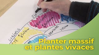 Planter massif de plantes vivaces [upl. by Conni]