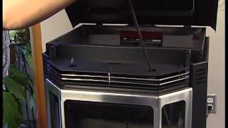 QuadraFire® Classic Bay 1200 Pellet Stove Maintenance Video [upl. by Assilym859]