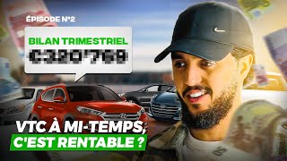 VTC a MITEMPS  est ce vraiment RENTABLE  Je vous dis TOUT sur mon CA 2eme épisode 2eme trimestre [upl. by Azerila996]