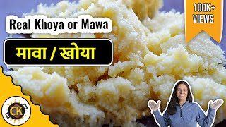 Real Khoya or Mawa in Microwave  3 Minute Recipe [upl. by Gunning268]