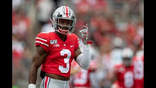 Damon Arnette Ohio State In Coverage  2019 Season Targets [upl. by Aivatnahs]