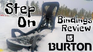 Burton Step On Snowboard Bindings Review [upl. by Ivo]