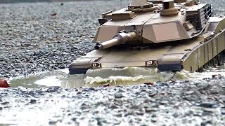 RC Tanks in Action Cool rc Panzer Abrams M1 A2 in Action  Incredible RC Toys [upl. by Dhar]