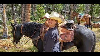 Horseback riding  4 days camping in the wilderness [upl. by Garvin]