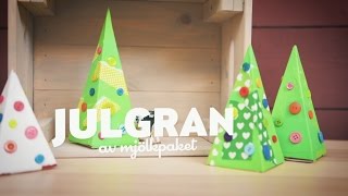 Så gör du en julgran av mjölkpaket  Arlakadabra [upl. by Kliment]