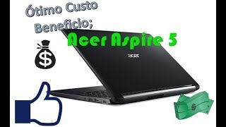 Notebook Acer Aspire 5 Gamer A5155156K6 Unboxing  Review simples [upl. by Mendy62]