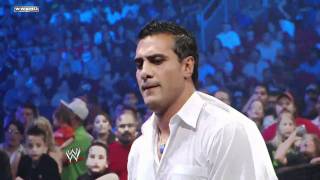 SmackDown Alberto Del Rio attacks Rey Mysterio [upl. by Eahc]