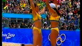 Sydney 2000  Vôlei de Praia Feminino 3 [upl. by Aivatra]