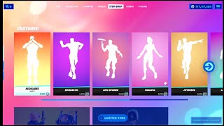 ALL NEW and RETURNING Fortnite ITEMSHOP EMOTES v1750 [upl. by Armanda]