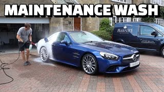 Mercedes SL400 Maintenance Wash  Auto Detailing [upl. by Mahmoud75]