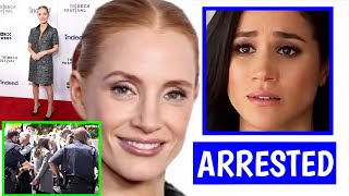 Meghan ARRESTED At Tribeca Film Festival As She ABUSED Jessica For Denying Photo Op At Red Carpet [upl. by Masao35]