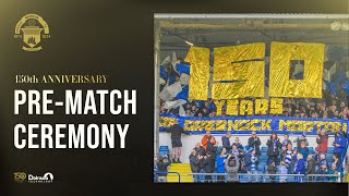 Greenock Morton vs Raith Rovers  150th Anniversary PreMatch Ceremony [upl. by Rinum]